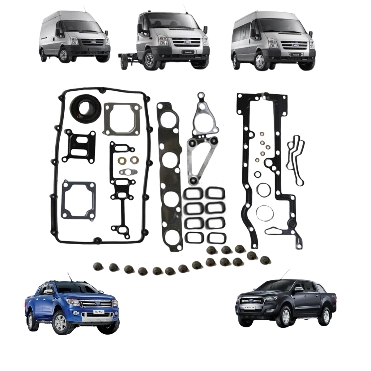 Jogo Juntas Motor S/Cabeçote Ford Transit/Ranger 2.2 Diesel